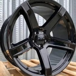 Gloss Black SRT Hellcat Rims – OEM Style Set - Thumbnail Image 2