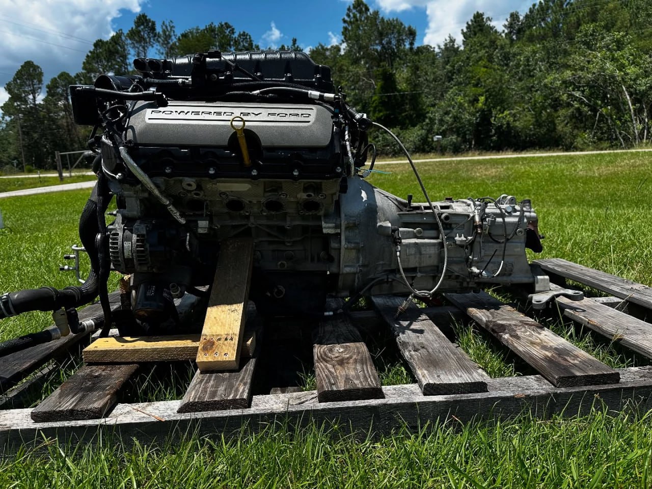 Gen 2 coyote with 6 speed manual Whipple supercharged