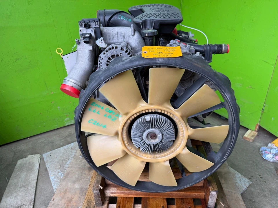 06 07 6.6L LBZ DURAMAX DIESEL ENGINE MOTOR (1001) - Image 1